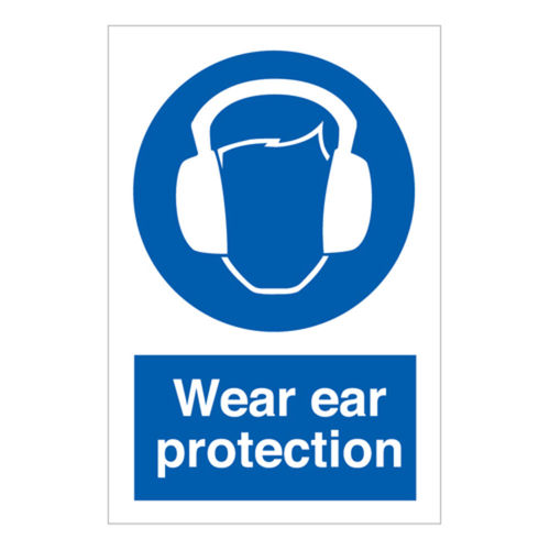 Wear Ear Protection Sign (30051V)